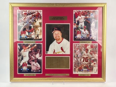 Mark McGwire 1998 Home Run Record Limited Edition Tribute Collage