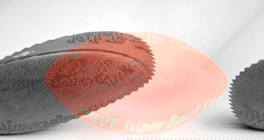 Jim Plunkett Signed Wilson NFL Official Football (Super Bowl XXV)