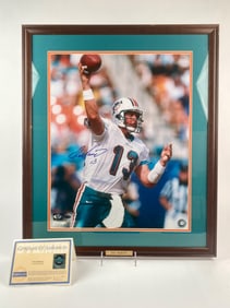 Dan Marino Signed Framed Photograph (COA)