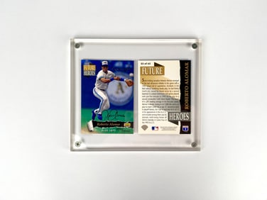 Roberto Alomar Future Heroes Signed Card in Case (255/1000)