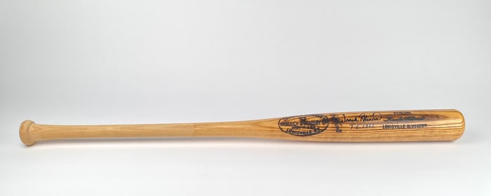 Signed Frank Robinson Louisville Slugger Baseball Bat
