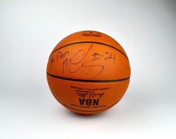 Spalding NBA Official Game Ball Signed by Mark Aguirre