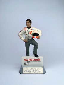 Limited Edition Salvino Inc. Darrell Waltrip Figurine with Autograph
