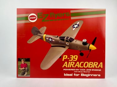 Cox EZ Flyers P-39 Airacobra Model Airplane (Unopened)