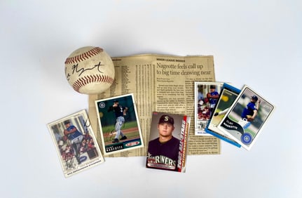 Clint Nageotte Autographed Collection (Ephemera and Baseball)