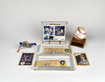 Paul Molitor Collection Featuring Autographed Memorabilia and Cards