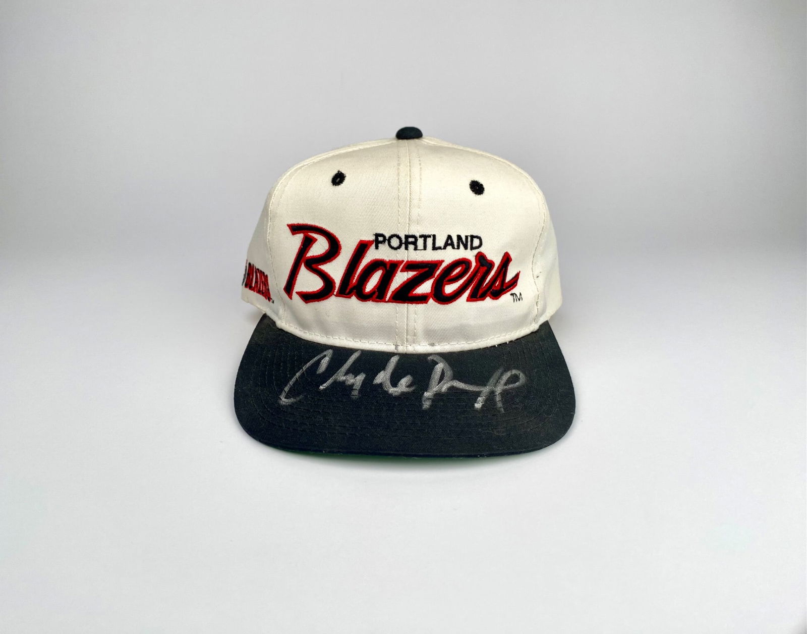Portland Trail Blazers Hat Signed by Clyde Drexler (1 of 8)