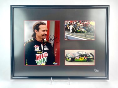 Kyle Petty Signed Photo Collage, Ltd Ed 71/500