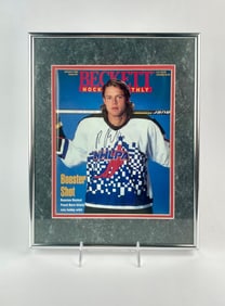 Framed Signed Pavel Bure Beckett Cover (Jan 1995)