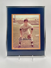 Framed Signed Al Kaline Tigers Photo