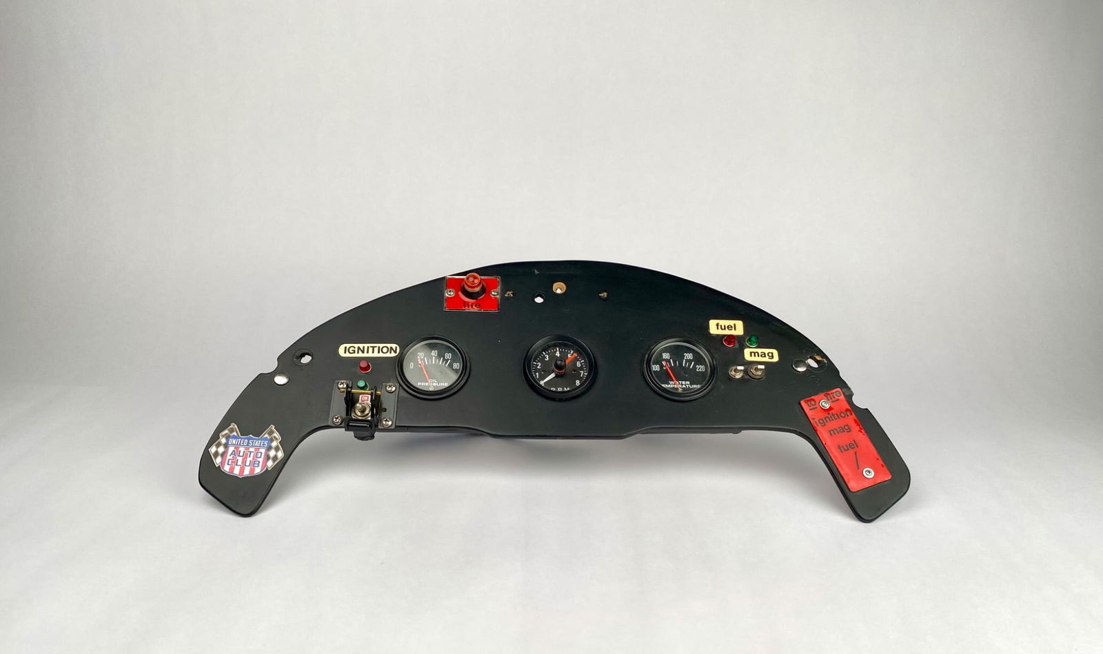 Vintage USAC Midget Race Car Dashboard Instrument Panel (1 of 9)