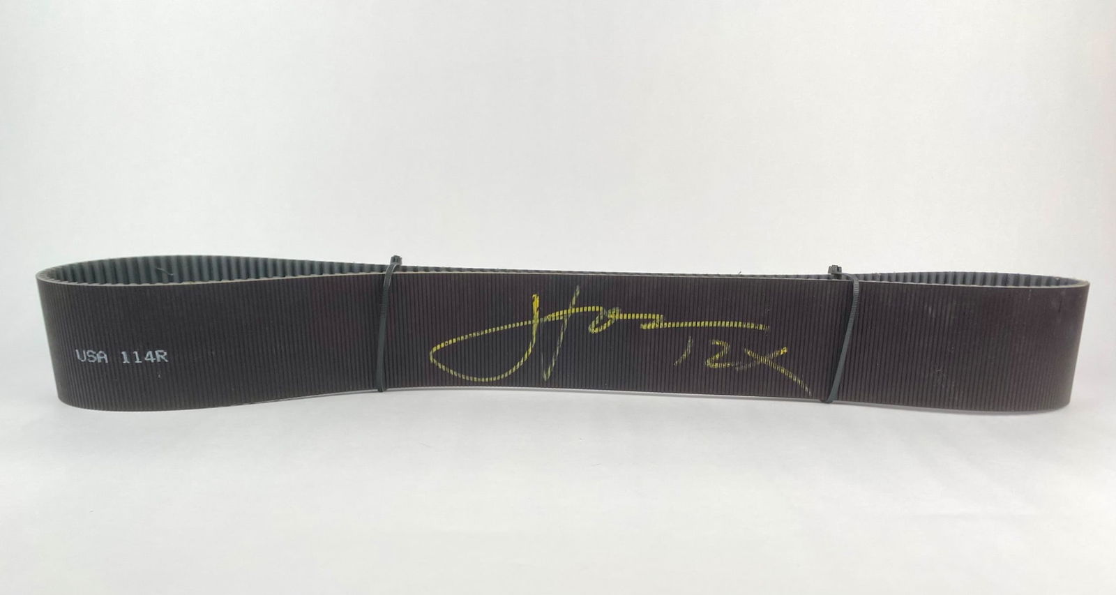 John Force Signed Gates PolyChain GT2 Belt, NHRA National Championship 2002 (1 of 9)