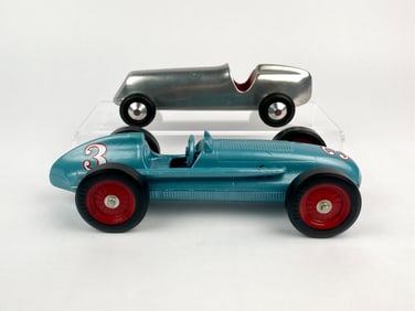 Set of Two Vintage Soap Box Derby-Style Racer Cars