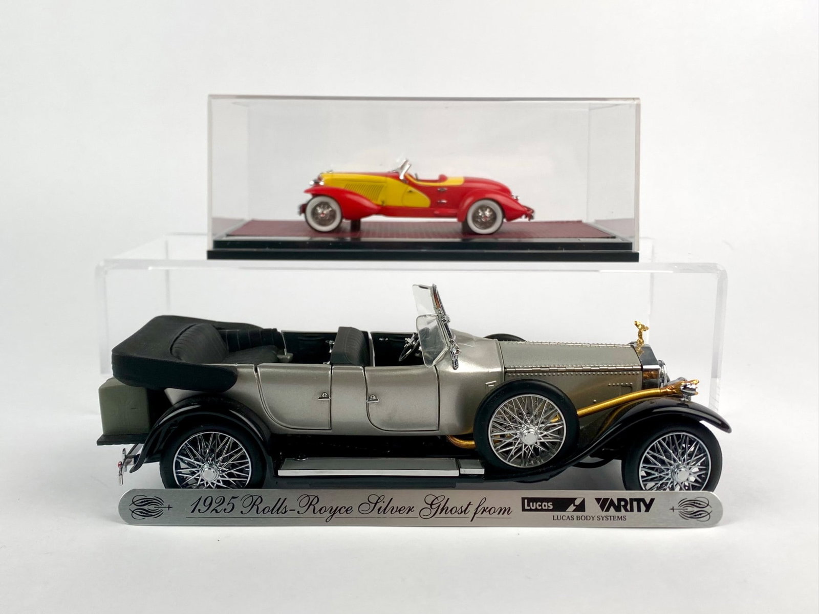 Franklin Mint 1925 Rolls-Royce Silver Ghost & Neo Scale Models 1931 Cord L-29 Speedster LaGrande (1 of 12)