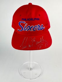 Philadelphia 76ers Hat Signed by Shawn Bradley