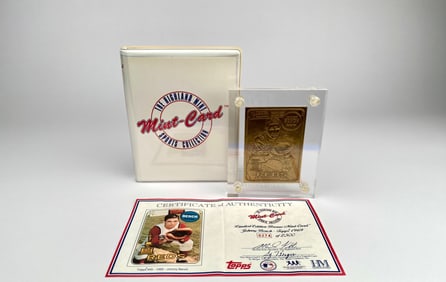 1994 Highland Mint Limited Edition Bronze Card for Johnny Bench