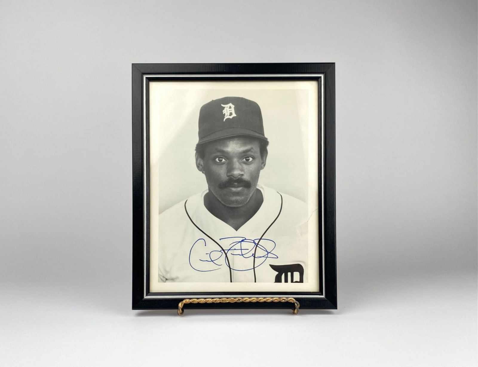 Autographed Chet Lemon Detroit Tigers Portrait Photo (1 of 4)