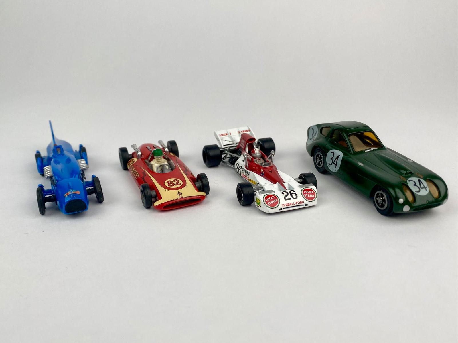 Set of Four Vintage and Modern 1:43 Racing Car Models (1 of 12)
