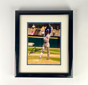 Hideo Nomo Signed Dodgers Photo