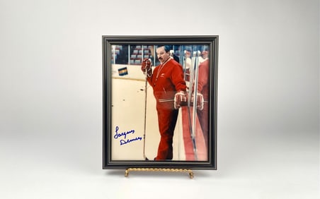 Framed Photograph Signed by Jacques Demers