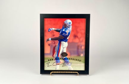 Framed 1997 Leaf Authentic Signature Ben Coates Photograph