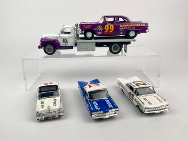 Lot of Four Vintage NASCAR Diecast Models