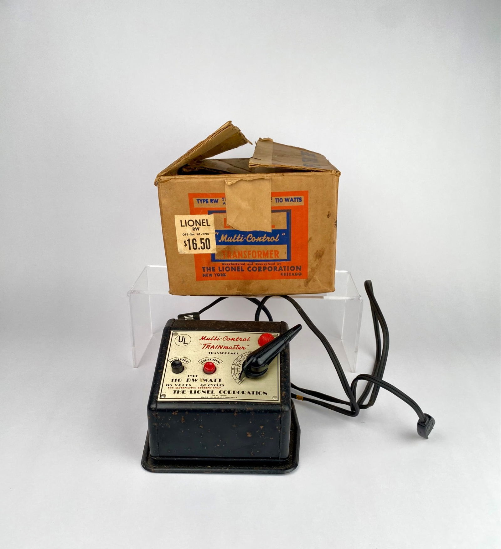 Lionel Multi-Control Trainmaster Transformer with Original Box (1 of 5)