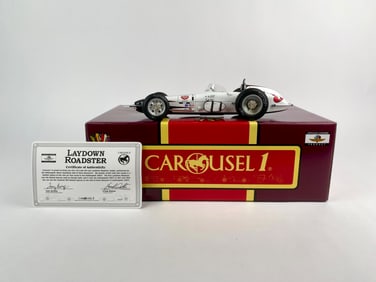 A.J. Foyt / Bowes Seal Fast Special “Laydown Roadster?? Carousel 1 Die Cast (COA)