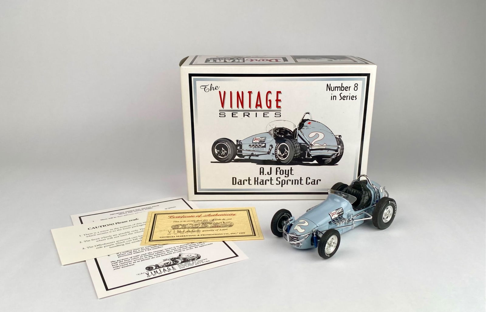 1:18 Scale A.J. Foyt 1960 Dart Kart Sprint Car Model by GMP with COA and Original Boxes (1 of 7)