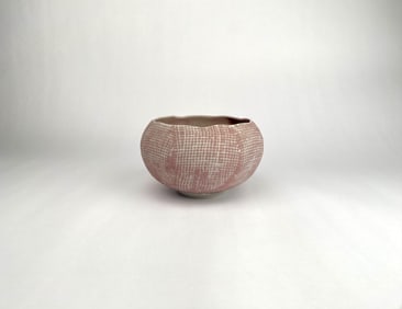 Signed Studio Pottery Textured Bowl