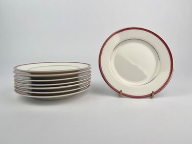 Set of 8 International Ultra Bone Japan Bread & Butter Plates