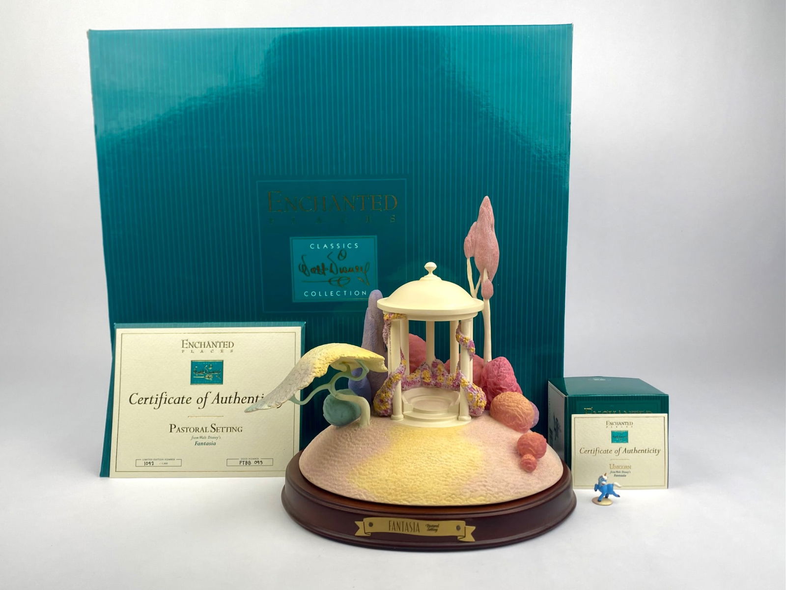 Disney Classics Collection Enchanted Places ‘Pastoral Setting’ Fantasia Figurine with Unicorn (1 of 12)