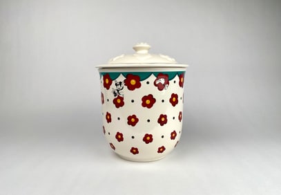 Pfaltzgraff Disney Mickey & Minnie Cottage Core Lidded Jar