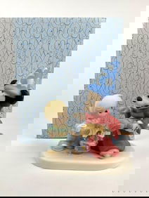 Signed Precious Moments ‘A Magical Moment to Remember’ Figurine Featuring Sorcerer Mickey