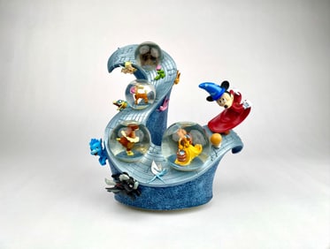 Disney Auctions Fantasia Musical Snow Globe