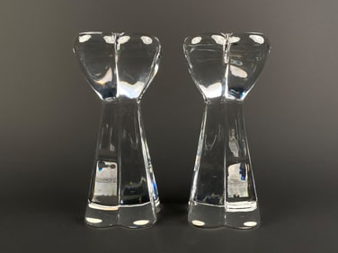 Pair of Baccarat ‘Diomede’ Crystal Candlesticks