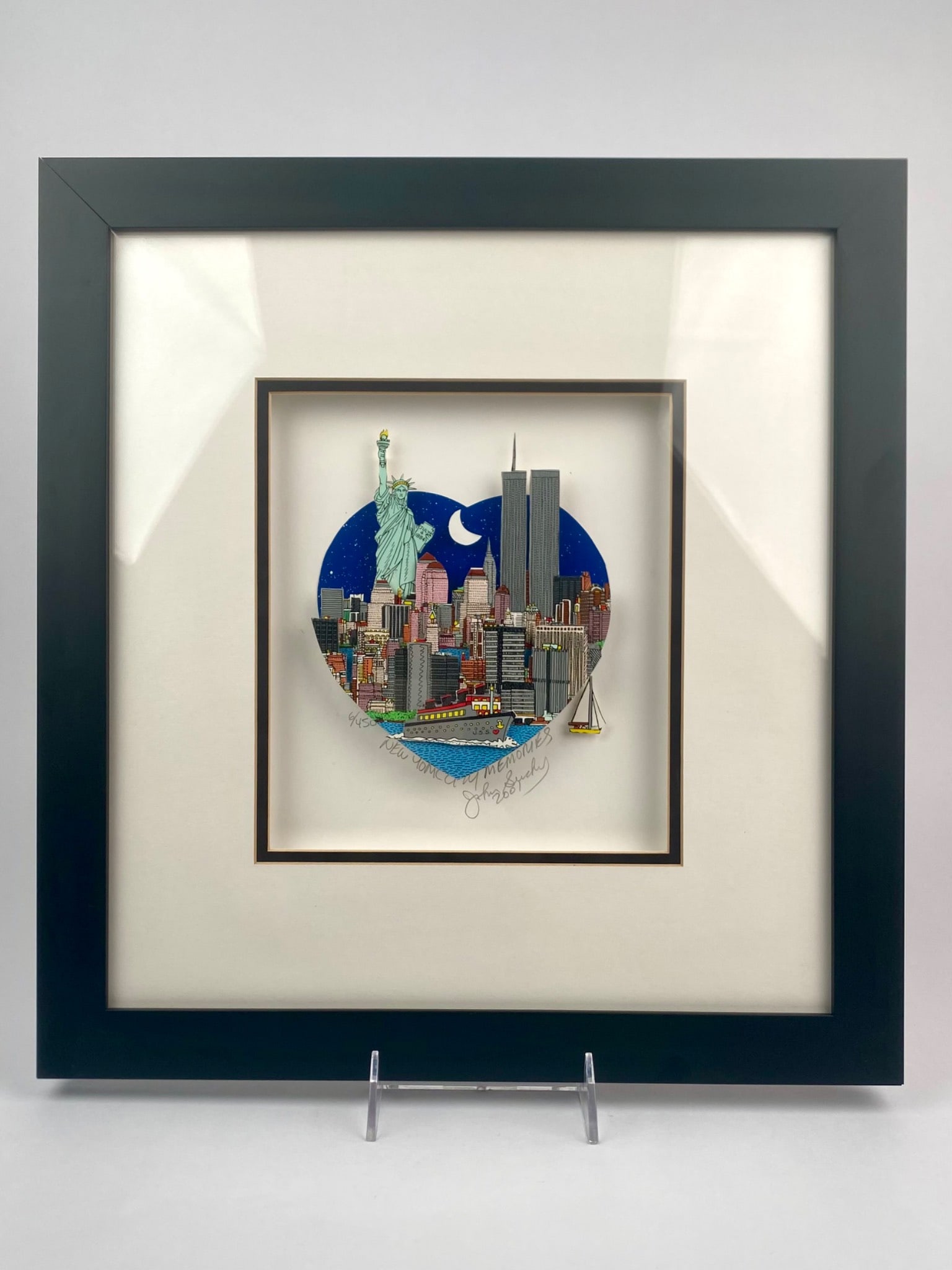 John Suchy 'New York City Memories' 3D Limited Edition Serigraph, 2001 (1 of 6)