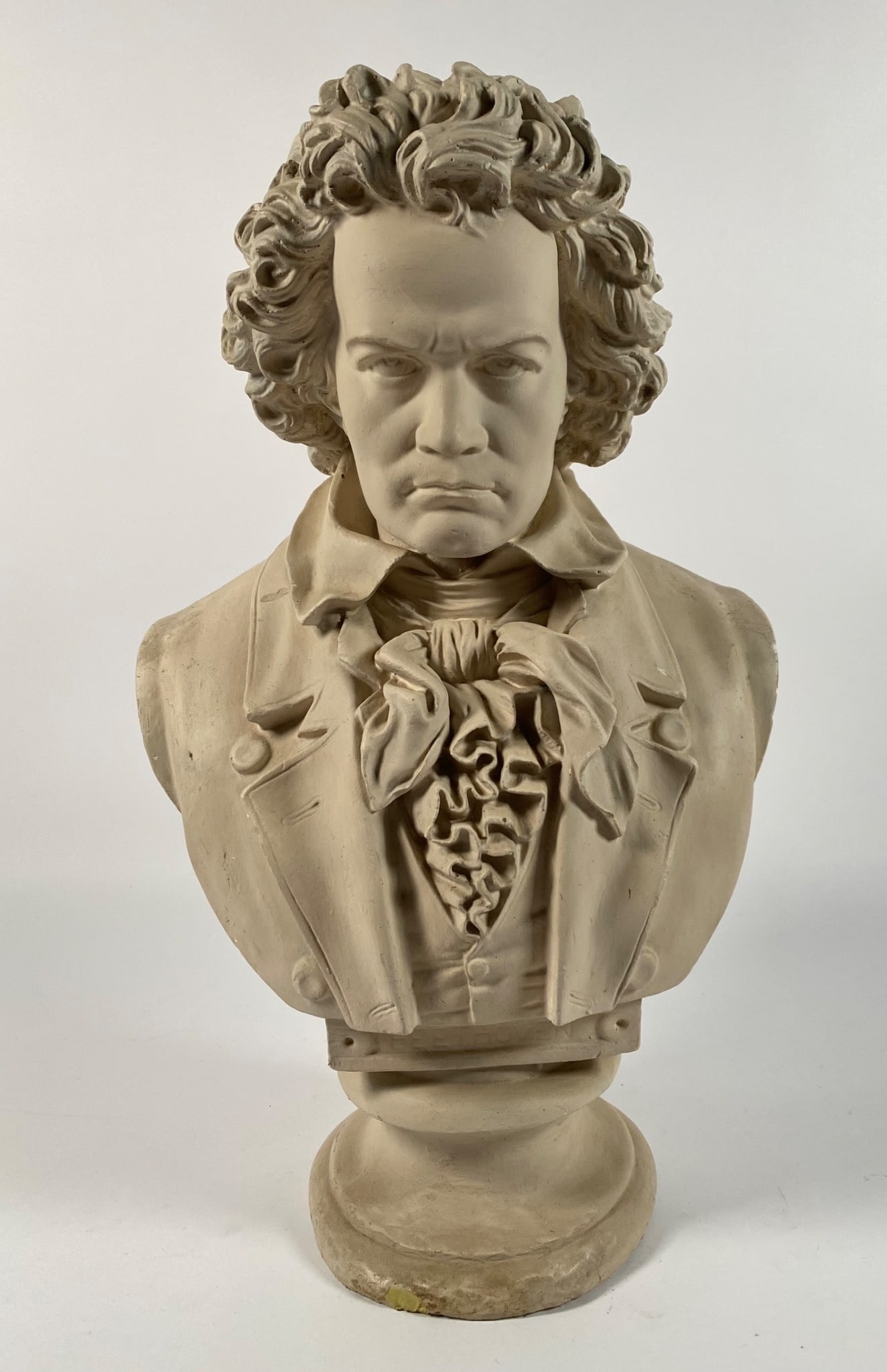 Plaster Bust of Beethoven Sculpture (1 of 12)