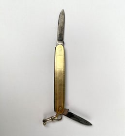 Antique Gold-Filled Gentleman’s Pocket Knife, Marked ‘A & Z’