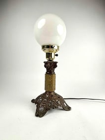 NB and IW Victorian Brass Lamp