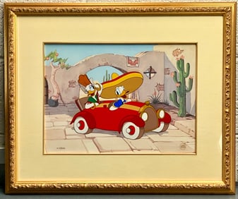 Disney Limited Edition Hand-Painted Animation Sericel Don Donald