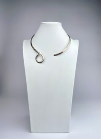 Sarda Sterling Silver Collar Necklace