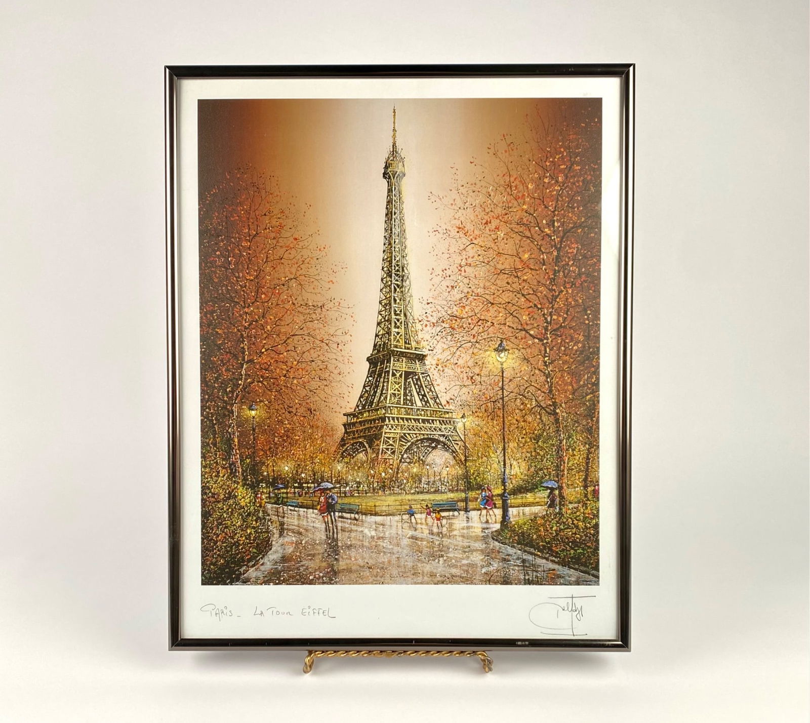 Guy Dessapt ‘Paris – La Tour Eiffel’ Signed Framed Print (1 of 6)