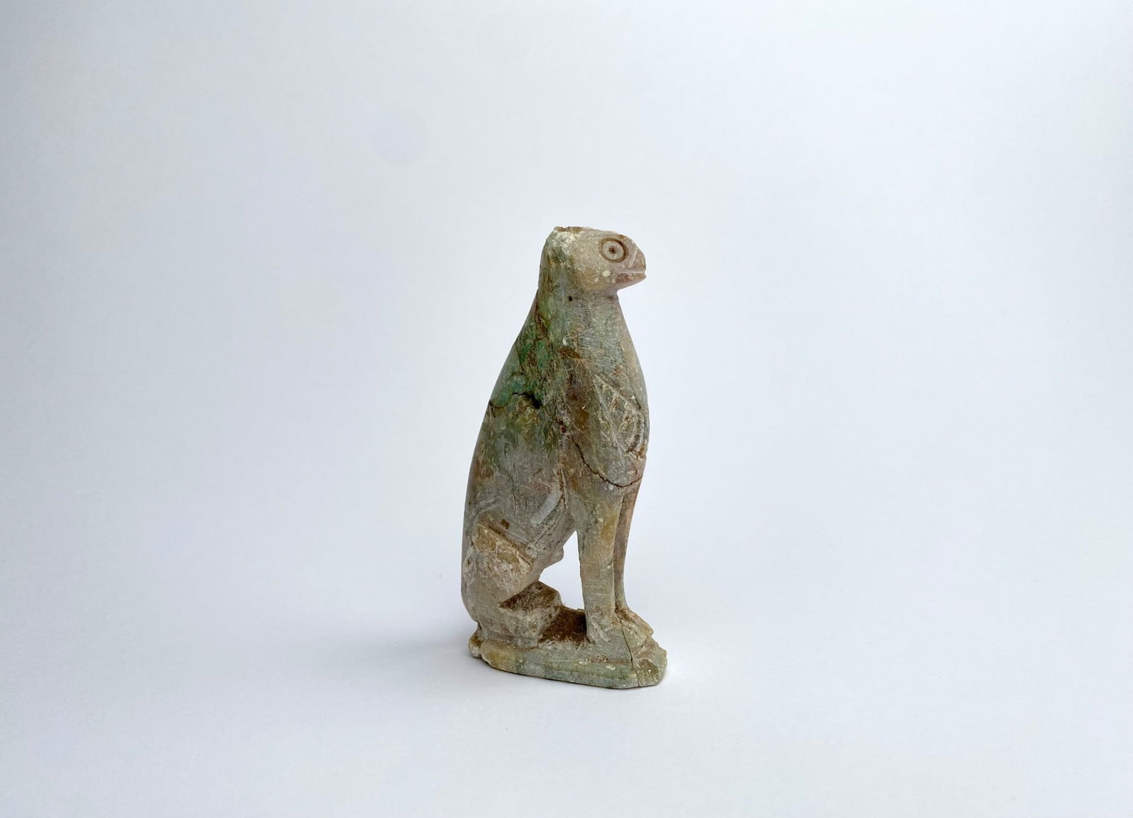 Ancient-Style Green Stone Stylized Animal Figure (1 of 12)
