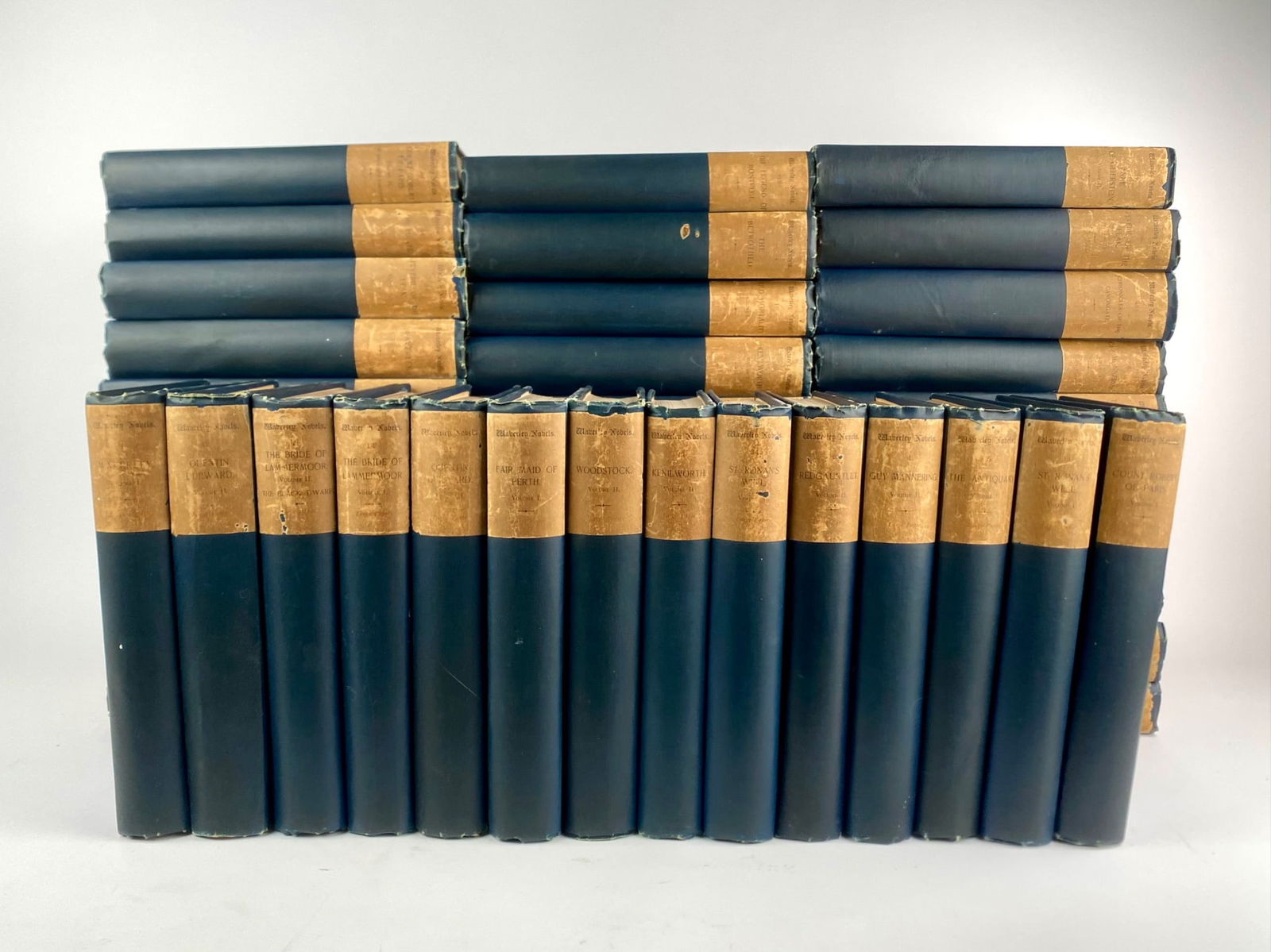 44 Volume International Limited-Edition Sir Walter Scott ‘Waverley Novels’ (1894): Forty-four-volume International Limited Edition set of Sir Walter Scott’s “Waverley Novels,” published by Estes & Lauriat, Boston, in 1894. The edition was limited to one thousand numbered c