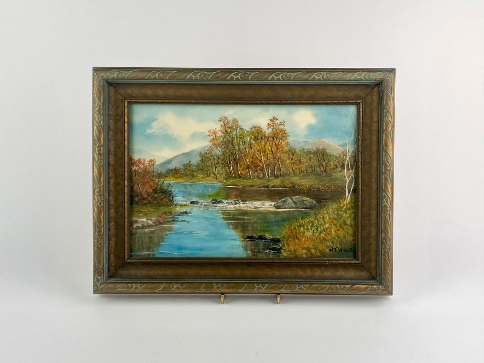 W.T. Wood Signed ‘The North Credit River, Ont.’ Framed Landscape Painting (1 of 9)