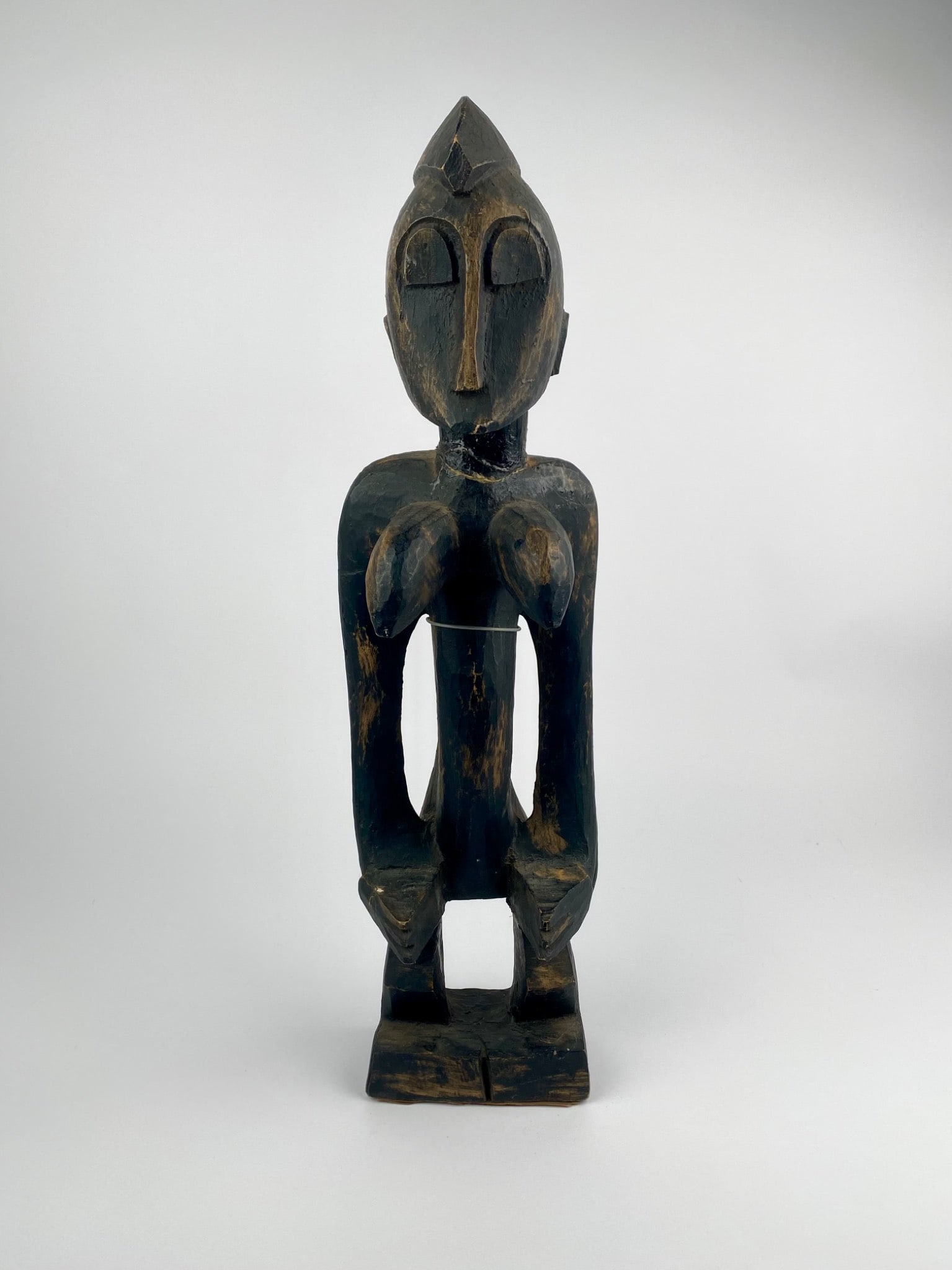 West African Carved Wooden Standing Figure (1 of 10)
