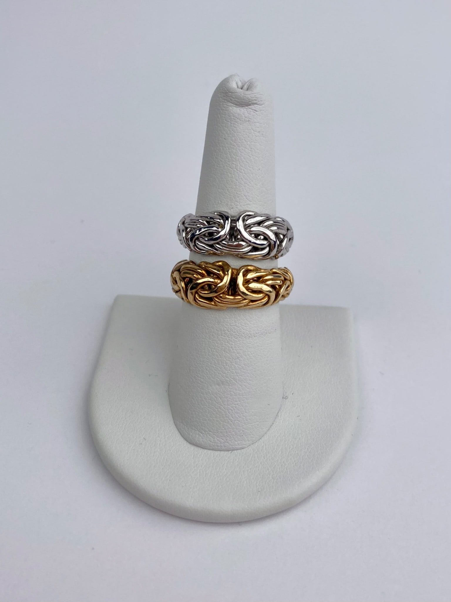 Pair of Byzantine-Style Sterling Silver Rings (1 of 10)