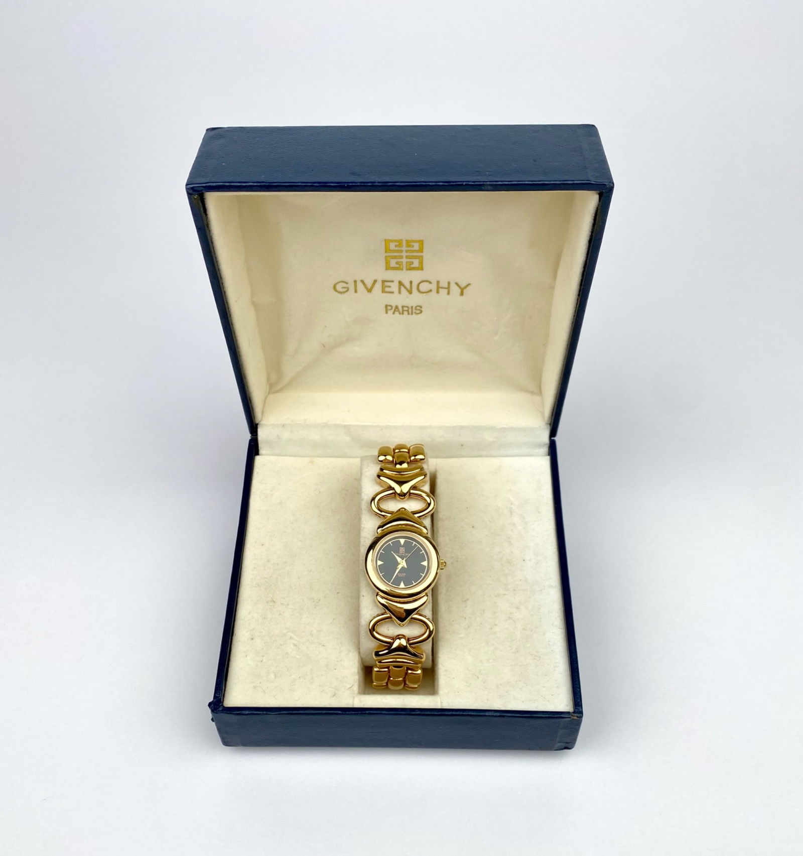 Givenchy Swiss Quartz Gold-Tone Ladies Wristwatch with Box (1 of 10)
