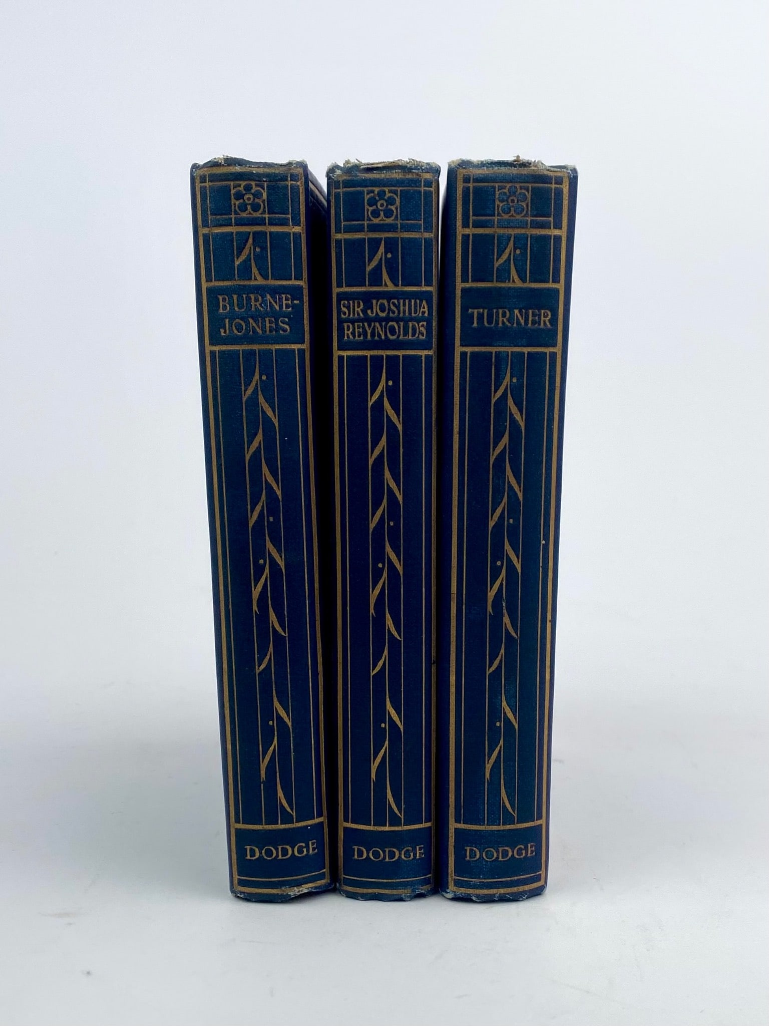 ‘Little Books on Art’ Three Volume Set (Burne-Jones, Sir Joshua Reynolds, Turner): Three volume “Little Books on Art” set, published by Dodge Publishing Company, New York, early 20th century. Includes “Burne-Jones” by Fortunee de Lisle, “Sir Joshua Reynolds”